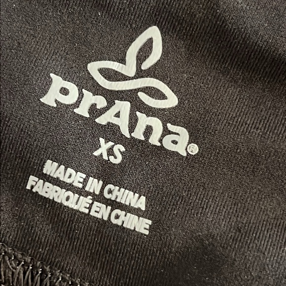 Prana Women's XS Summit Capri Crop Pants Charcoal Gray Space Dye Shirred Pockets - Picture 6 of 16